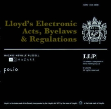 Image for Lloyd's Acts, Byelaws and Regulations