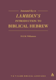 Image for Annotated Key to Lambdin's Introduction to Biblical Hebrew