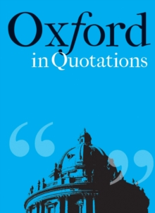 Image for Oxford in Quotations