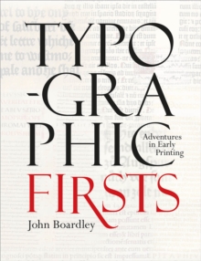 Typographic Firsts
