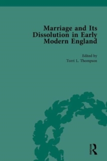 Image for Marriage and Its Dissolution in Early Modern England