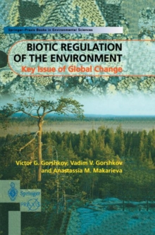 Image for Biotic regulation of the environment  : key issue of global change
