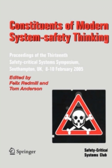 Image for Constituents of Modern System-safety Thinking