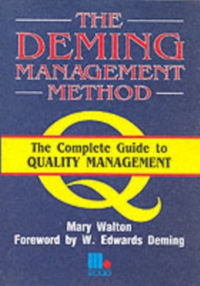 Image for The Deming Management Method