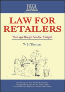 Image for Law for Retailers : The Legal Beagle Sets You Straight