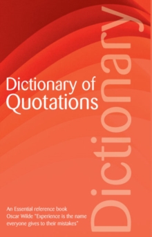 Image for The Dictionary of Quotations