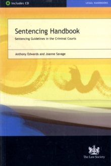 Image for Sentencing handbook  : sentencing guidelines in the criminal courts