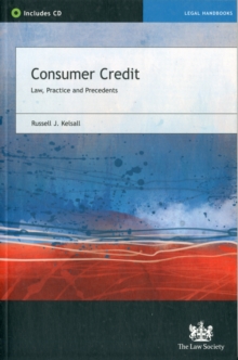Image for Consumer credit  : law, practice and precedents