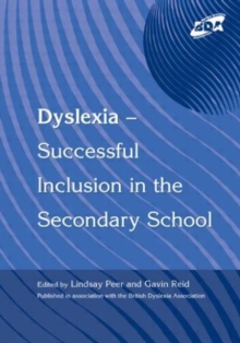 Image for Dyslexia  : successful inclusion in the secondary school