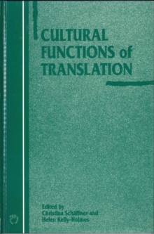 Image for Cultural Functions of Translation