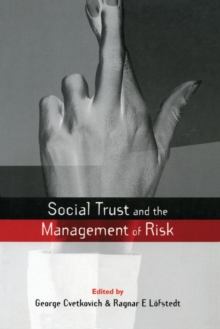 Image for Social trust and the management of risk