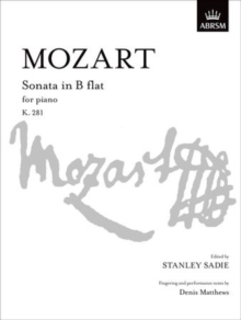 Image for Sonata in B flat K. 281