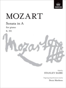 Image for Sonata in A, K.331