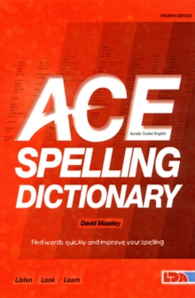 Image for ACE spelling dictionary  : aurally coded English