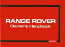 Range Rover 1981/82