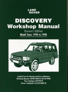 Land Rover Discovery Workshop Manual Owners Edition 1990 to 1998