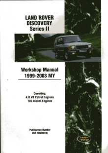 Image for Land Rover Discovery Series II Workshop Manual 1999-2003 MY
