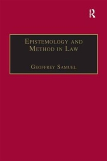 Image for Epistemology and Method in Law