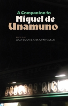 Image for A Companion to Miguel de Unamuno