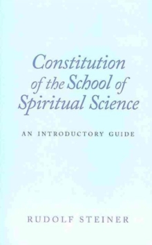Constitution of the School of Spiritual Science
