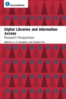 Image for Digital libraries and information access  : research perspectives