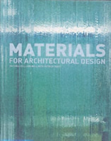 Image for Materials for architectural design