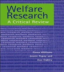 Image for Welfare Research