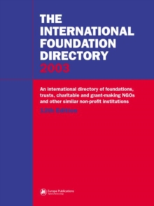 Image for The International Foundation Directory 2002