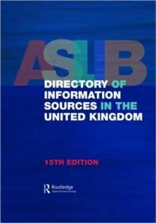 Image for Aslib Directory of Information Sources in the United Kingdom