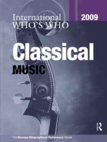 Image for International Who's Who in Classical Music 2009