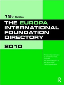 Image for The Europa international foundation directory 2010