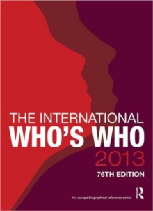 Image for The International Who's Who 2013