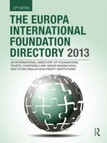 Image for The Europa international foundation directory 2013