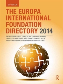 Image for The Europa international foundation directory 2014