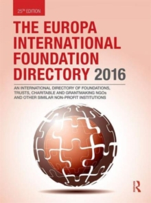 Image for The Europa International Foundation Directory 2016