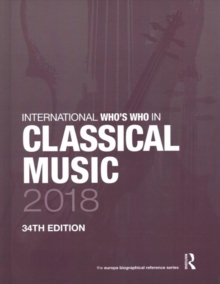 Image for The International Who's Who in Classical/Popular Music Set 2018