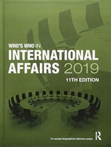 Image for Who's who in international affairs 2019