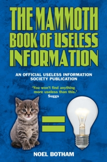 Image for The mammoth book of useless information