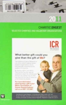 Image for Charities digest 2011  : selected charities & voluntary organisations