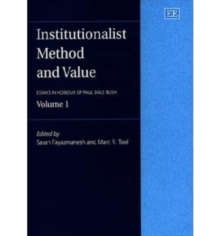 Image for Institutionalist Method and Value