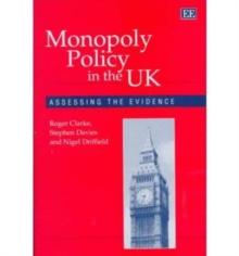 Image for Monopoly Policy in the UK : Assessing the Evidence