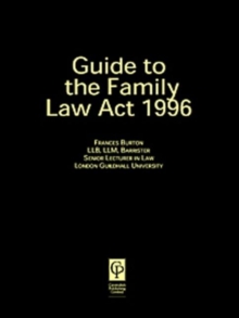 Image for Guide to the Family Law Act 1996