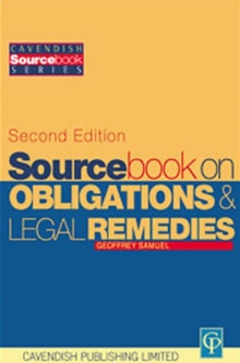 Image for Sourcebook on Obligations and Remedies