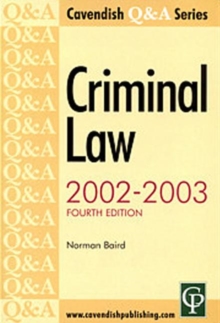 Image for Criminal Law Q&A