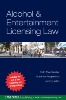 Image for Alcohol and Entertainment Licensing Law