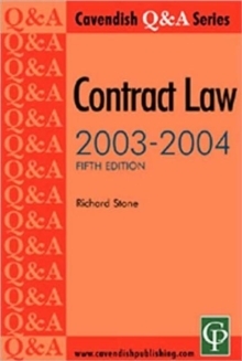 Image for Contract Law Q&A 2003-2004