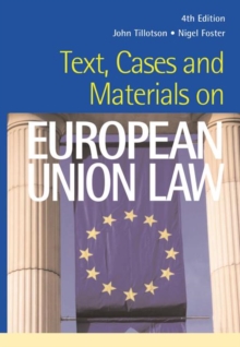 Image for Text, cases and materials on European Union law