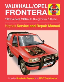 Vauxhall/Opel Frontera Petrol & Diesel (91 - Sept 98) J To S