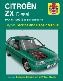 Citroen ZX Diesel (91 – 98) Haynes Repair Manual