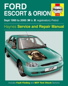 Image for Ford Escort & Orion Petrol (Sept 90 - 00) H To X
